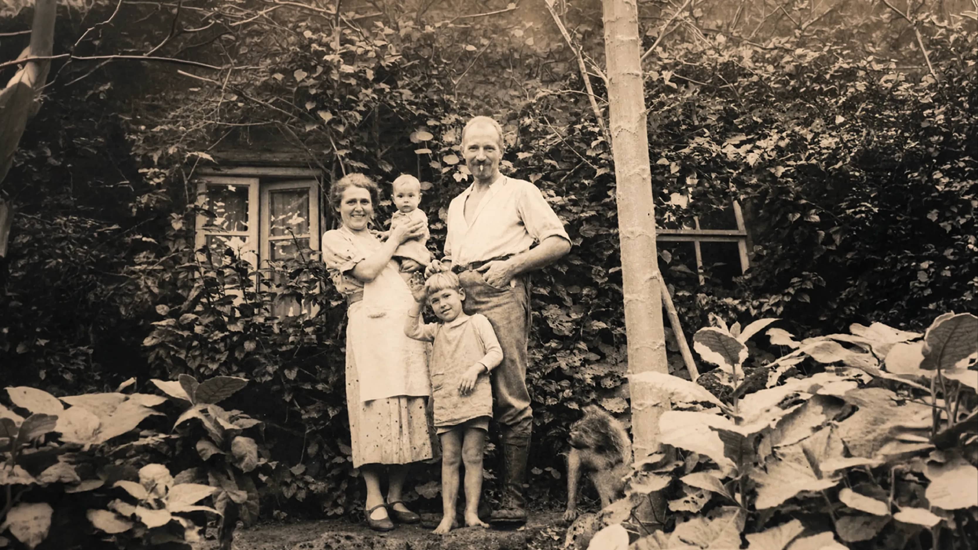 The Wittmer family on Floreana Island in the Galapagos